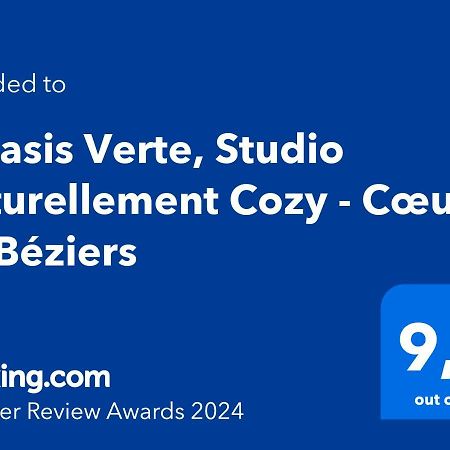 L'Oasis Verte, Studio Naturellement Cozy - Coeur De Béziers Extérieur photo