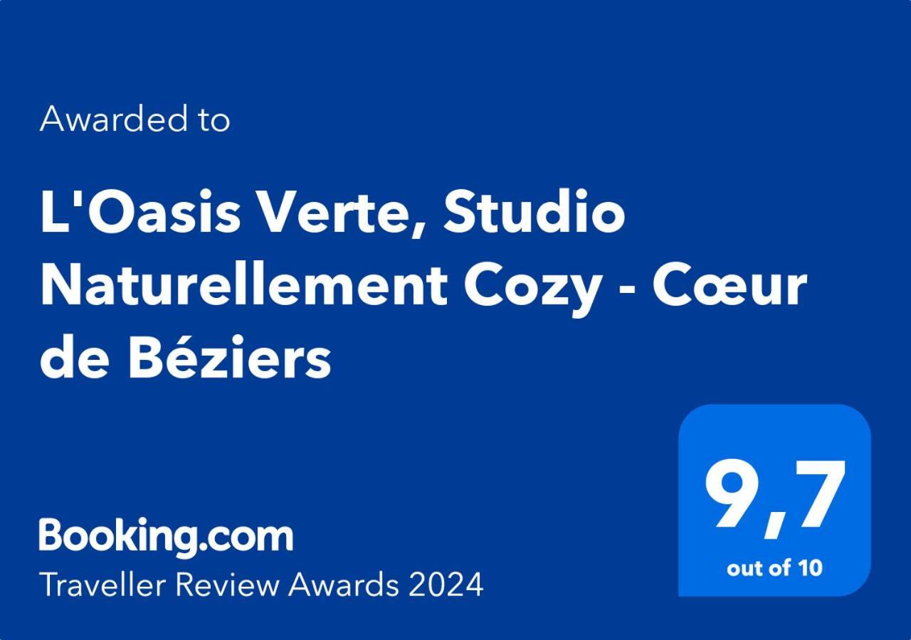 L'Oasis Verte, Studio Naturellement Cozy - Coeur De Béziers Extérieur photo